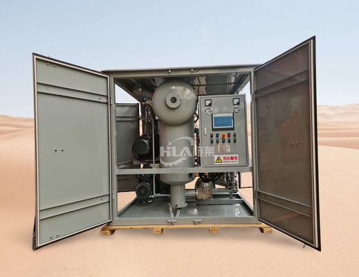 Macchina per la depurazione dell'olio a trasformatore a coefficiente di resistenza all'acqua IP65 con potenza di riscaldamento di 48 kW