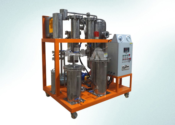 Purificatore di olio di cottura con pannello di controllo automatico PLC per funzionamento automatico/manuale e su richiesta del cliente
