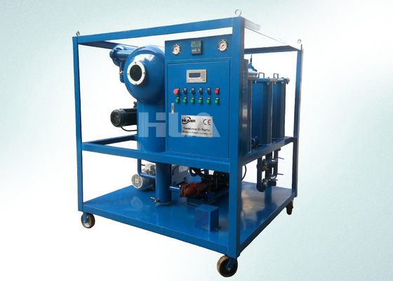 Macchina di depurazione dell'olio per trasformatori a portata di 3000L/h con materiale in acciaio freddo e capacità di 700 kg