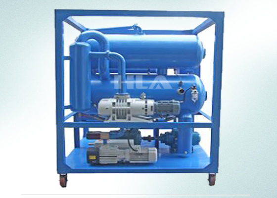 Macchina elettrica di filtrazione dell'olio da trasformatore in acciaio freddo 9000L con doppie pompe a vuoto per temperature da 0 a 80 °C